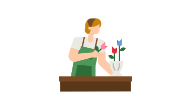 Loker Florist di Miyu Florist 